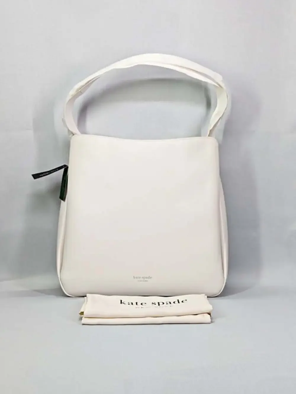 Kate Spade New York Grace Medium Leather Hobo Bag Cream (MSRP $398)